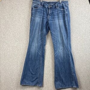 Old Navy low rise bootcut jeans size 8 The Diva Y2K flare grunge cowgirl edgy